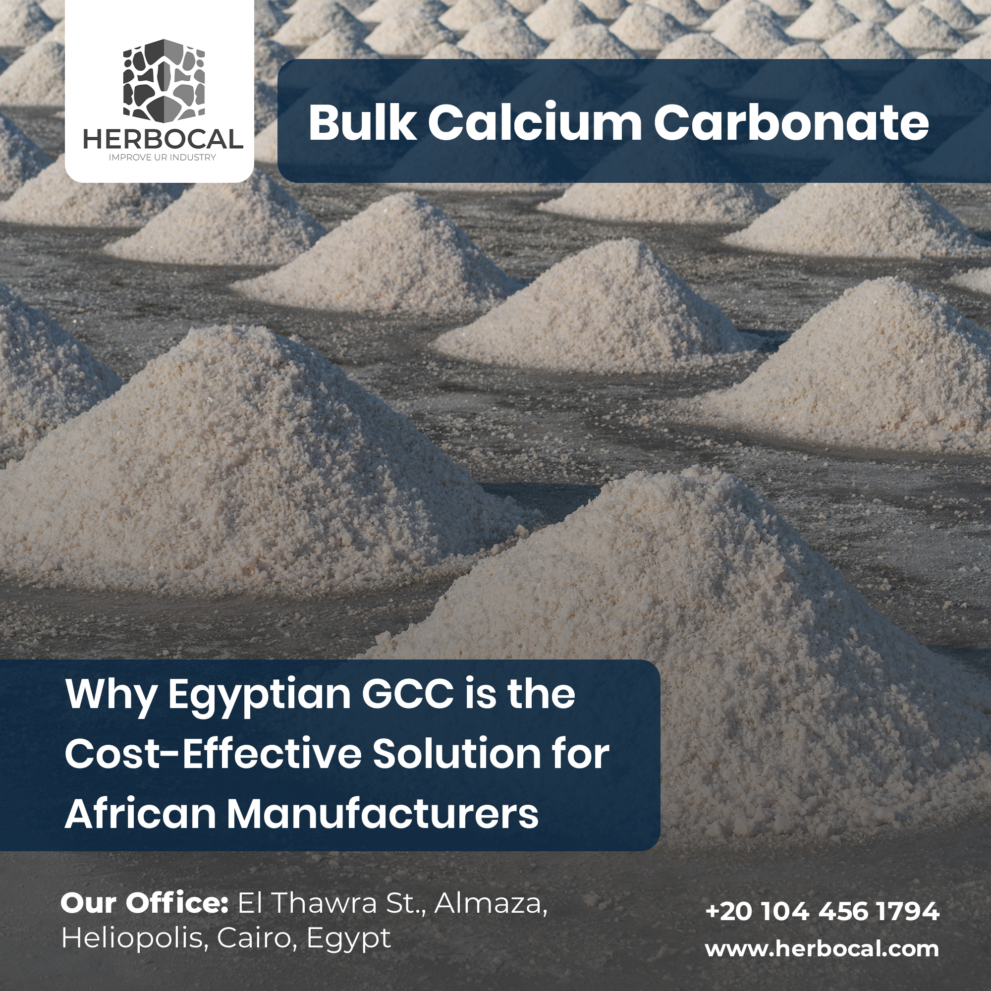 Bulk Calcium Carbonate: Why Egyptian GCC is the Cost-Effective Solution for African Manufacturers