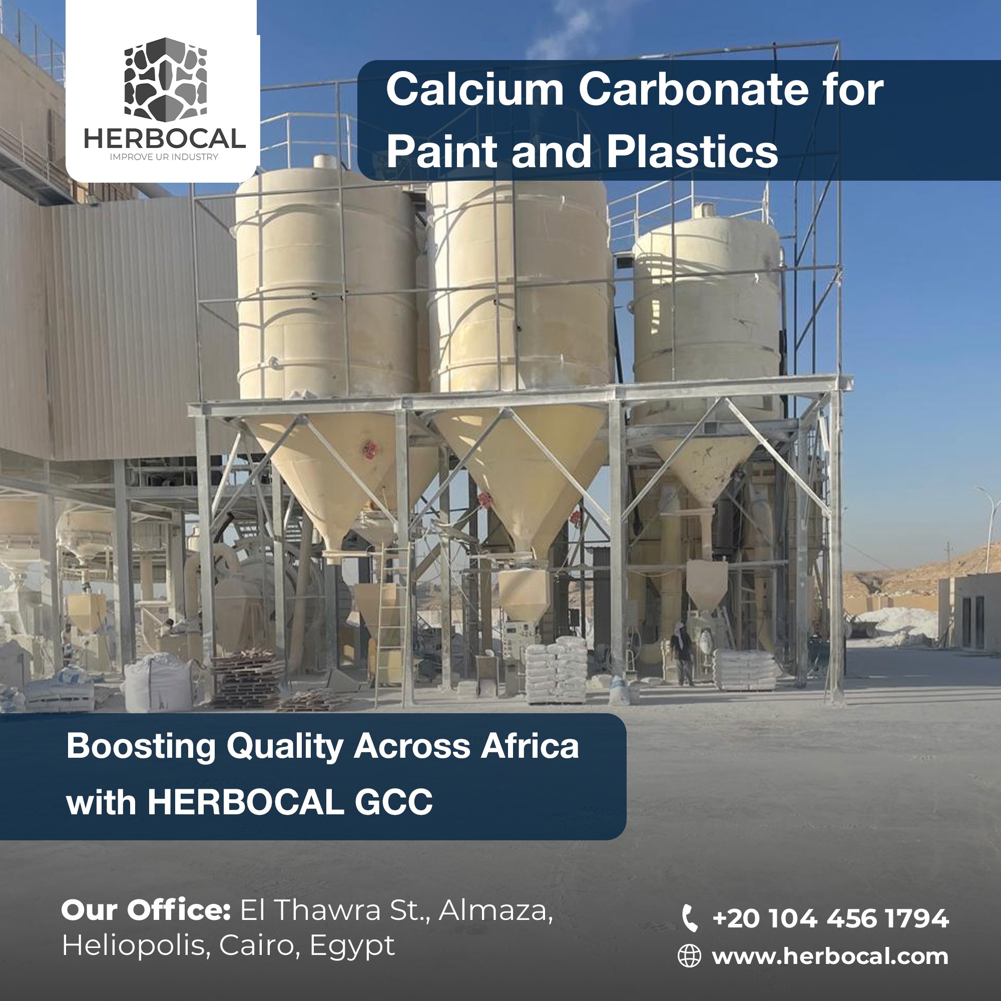 Calcium carbonate for paint and plastics